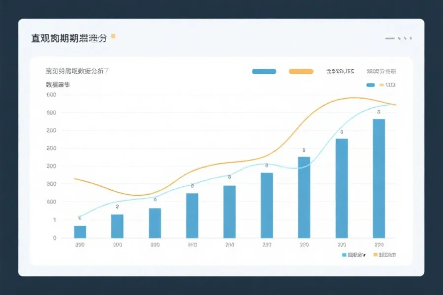 一张直观展示周期规律和数据波动的图表，图表上有曲线和条形图，适合用于数据分析解读